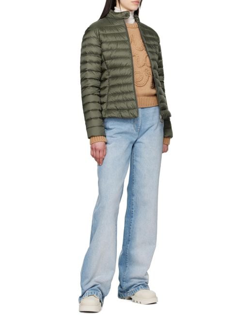 Moncler Green Igelle Short Down Jacket