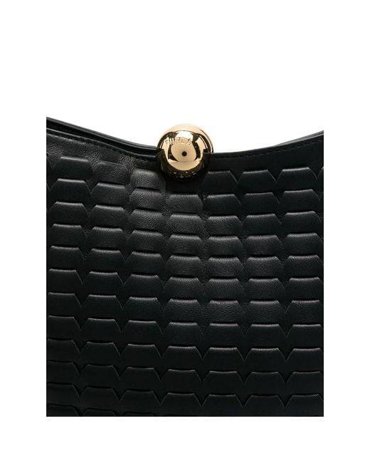 Furla Black Sfera Soft Large Shoulder Bag