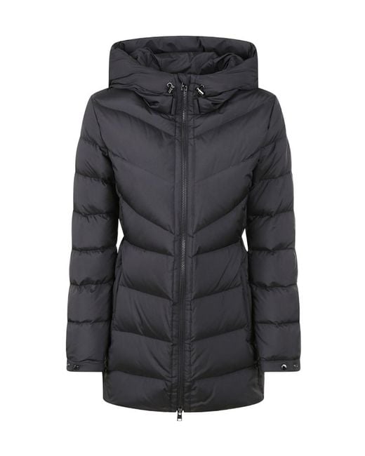Woolrich Black Hooded Down Jacket