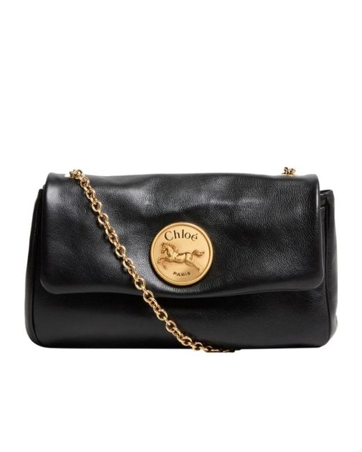 Chloé Black Heritage Shoulder Bag