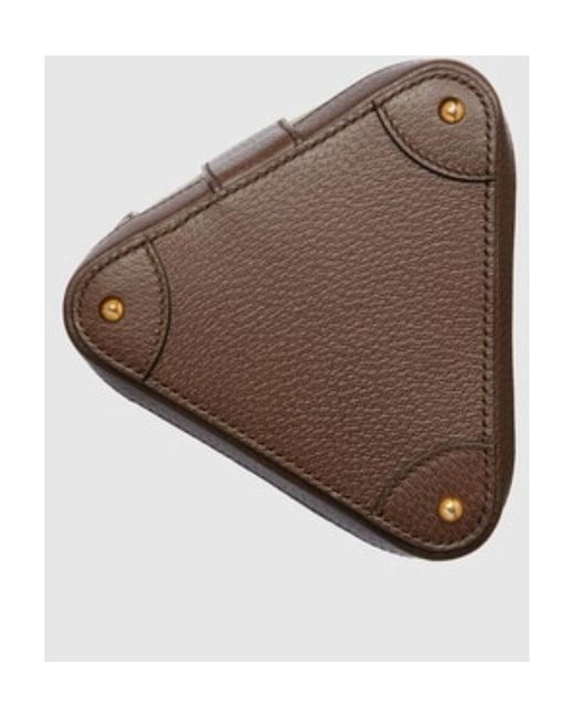 Gucci Brown Ophidia Gg-Canvas Bucket Bag