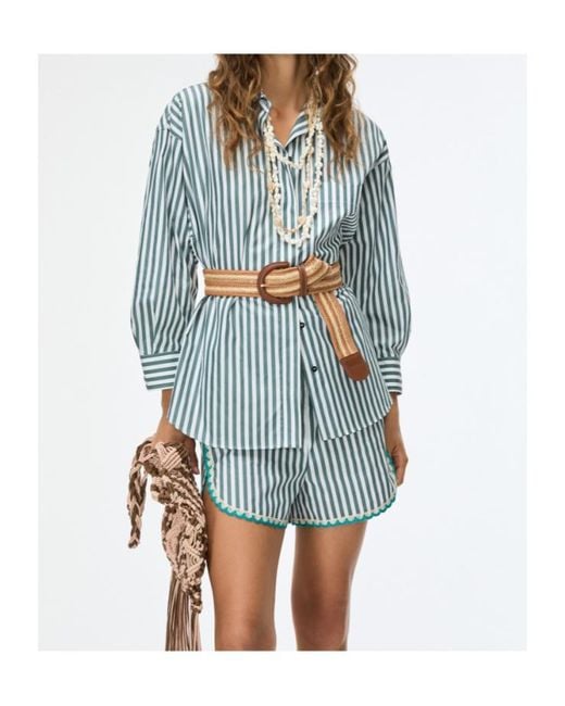 iBlues Blue Oversized Shirt