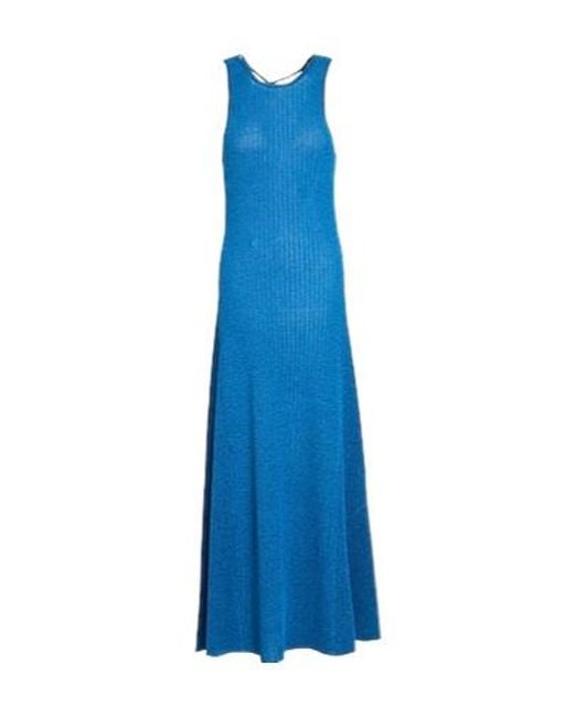Ganni Blue Long Dresses
