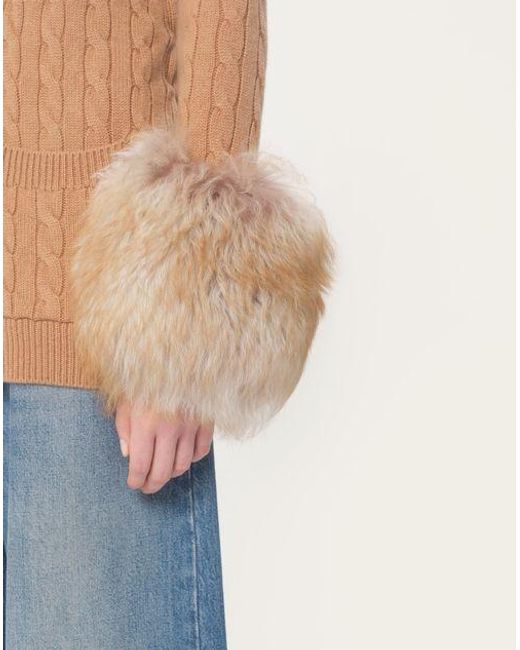 Valentino Natural Cashmere Cardigan