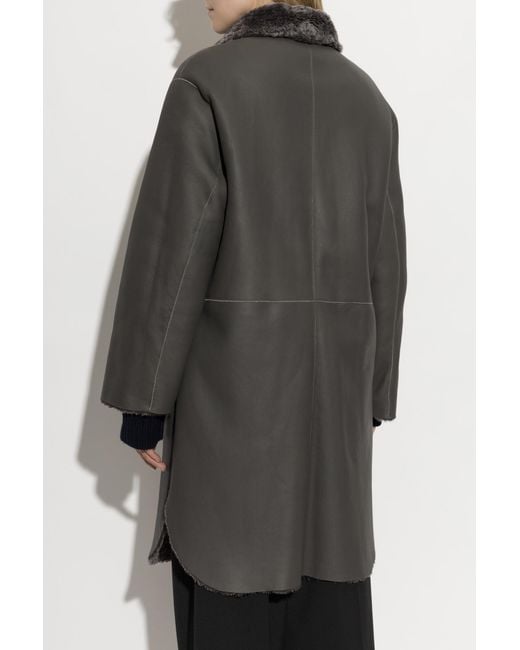Arma Black Reversible Coat