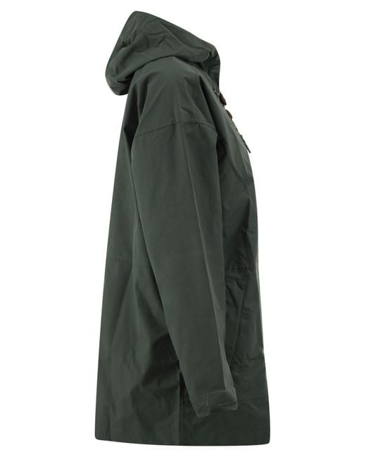 Patagonia Green Logo Patch Hooded Parka