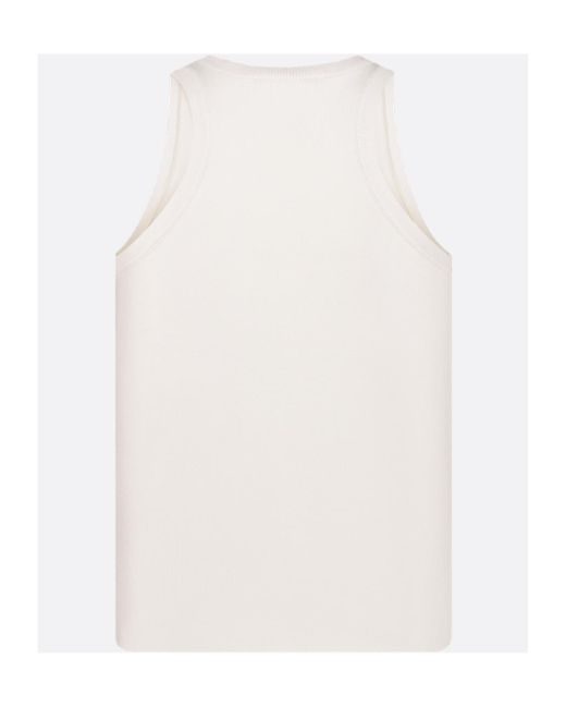 Dior White Tank Top