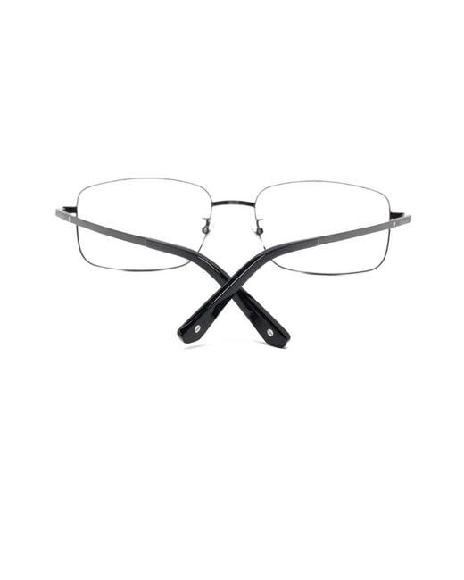 Cartier White Rectangular Frame Glasses for men