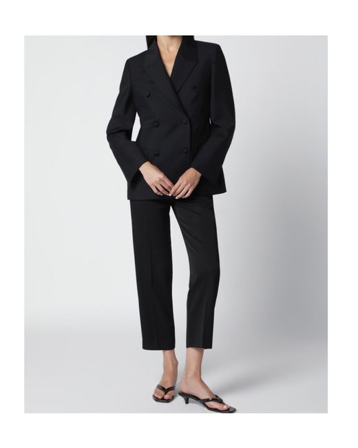 Rohe Black Casual Pants With Belt Loops