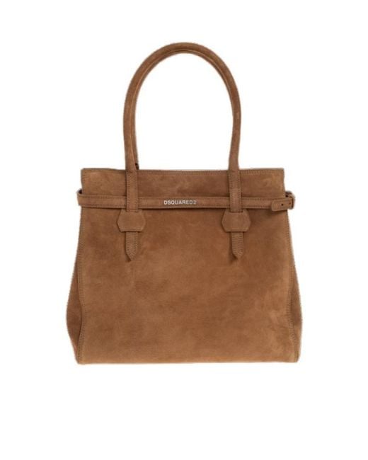 DSquared² Brown Twin Shopper Bag