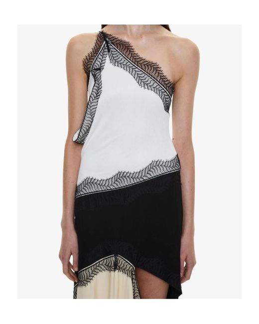 Christopher Esber Multicolor Keira Lace-Trim Maxi Dress