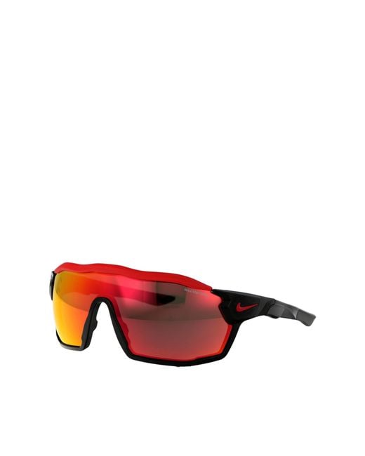 Nike Show X Rush Mirrored Shield-Frame Sunglasses for men
