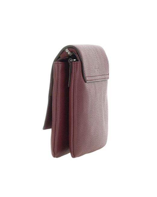 Gianni Chiarini Purple Three Flap Shoulder Bag
