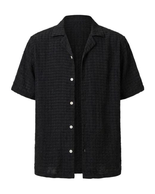 AllSaints Black Madin Shirt for men