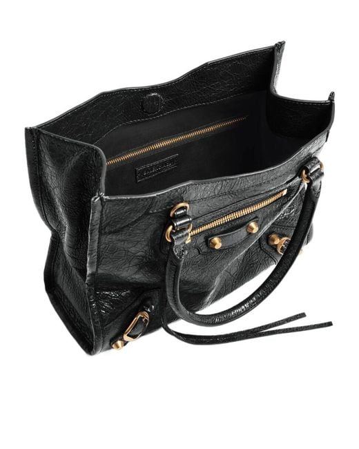 Balenciaga Black Le City Mini Tote Bag