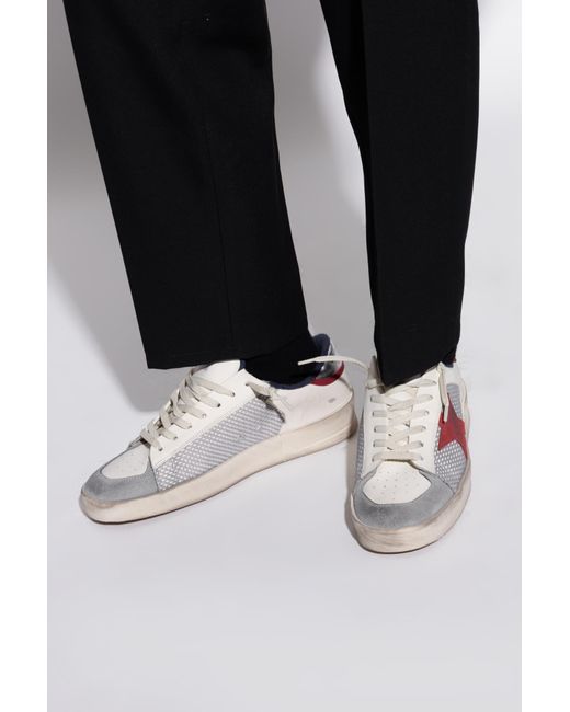Golden Goose Deluxe Brand Pink Stardan Lace-Up Sneakers for men