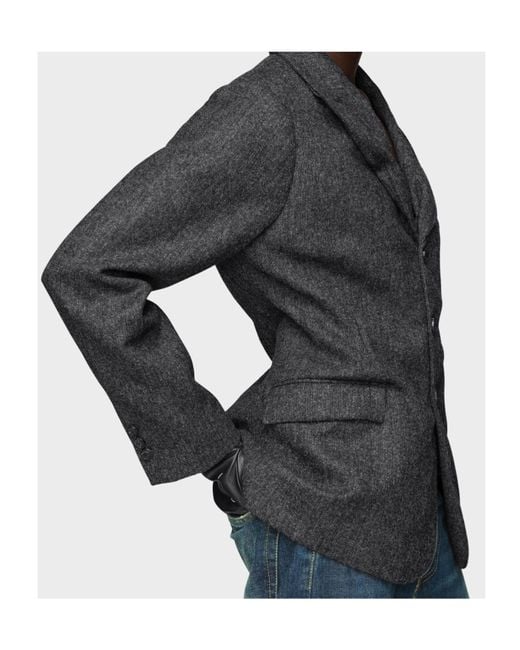 Maison Margiela Black Single-Breasted Blazer