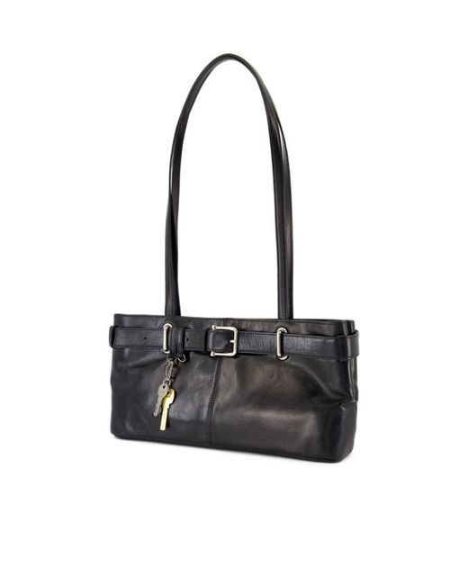 OSOI Black Brocle Shoulder Bag