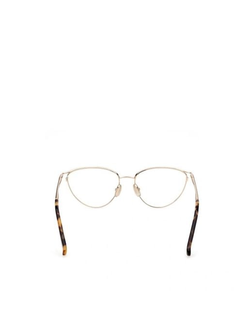 Max Mara Natural Cat-Eye Frame Glasses
