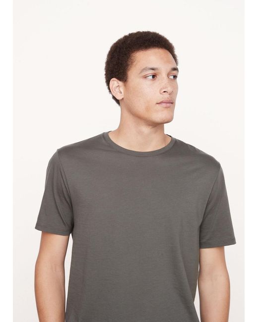 Vince Gray Open-Necked Shirt for men