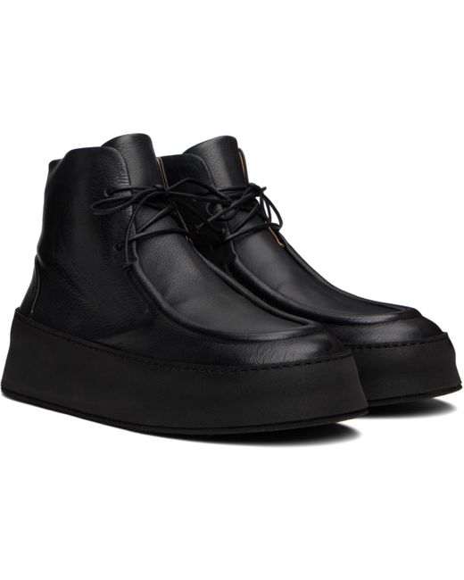 Marsèll Black Cassapana Ankle Boots for men