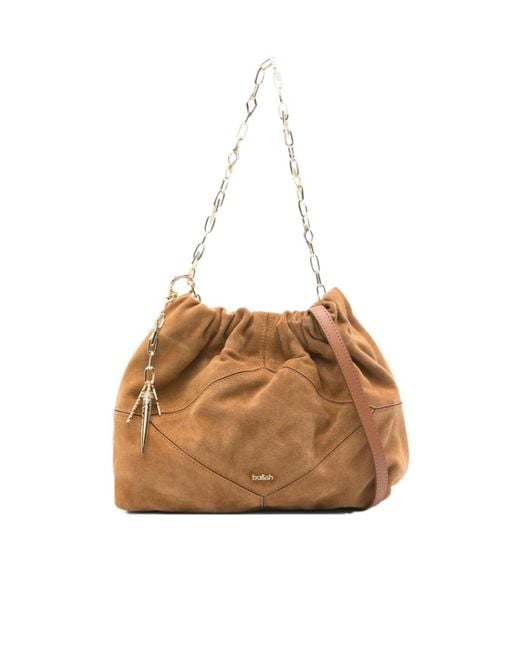 Ba&sh Natural Chain Shoulder Bag