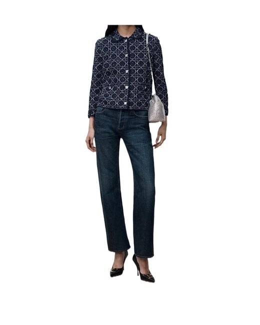 Dior Blue Macrocannage Jacket