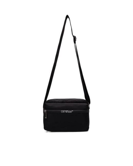 Off-White c/o Virgil Abloh Black Outdoor Zipped Messenger Bag for men