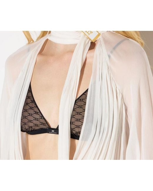 Elisabetta Franchi White Bodysuit