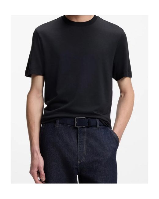Boss Black Crew Neck Short-Sleeved T-Shirt for men