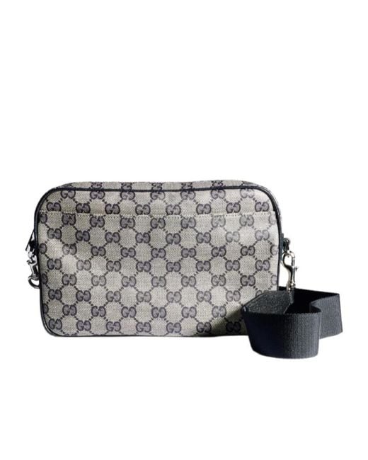 Gucci Gray Essence Classic Small Crossbody Bag for men