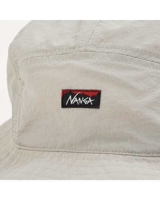 NANGA White Turbulent Sun Hat for men