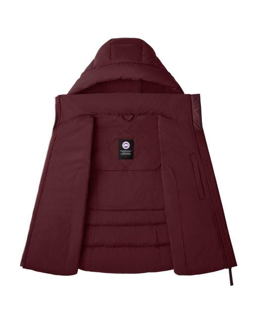 Canada Goose Purple Clair Vest Label