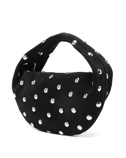 Khaite Black Olivia Hobo Medium Tote Bag