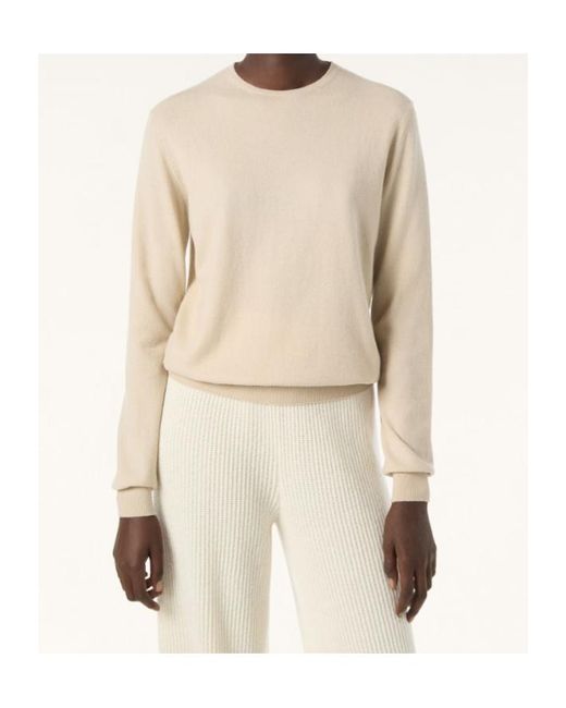 Loro Piana Natural Crew-Neck Sweater