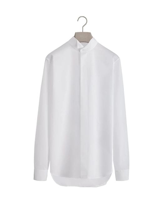 Dior White Chemise De Smoking for men
