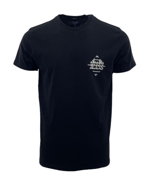 Armani Jeans Blue Item O-Neck Short-Sleeved T-Shirt for men