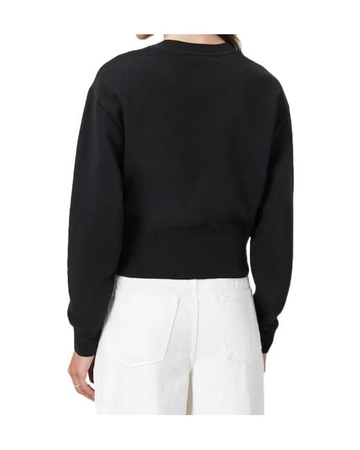 AllSaints Black Embellished Sweatshirt