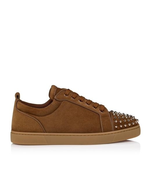 Christian Louboutin Brown Lace-Up Sneakers for men