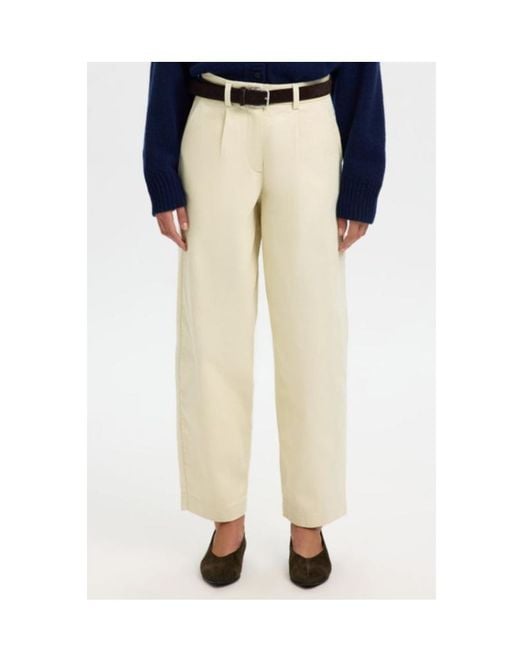 SELECTED Natural Trousers