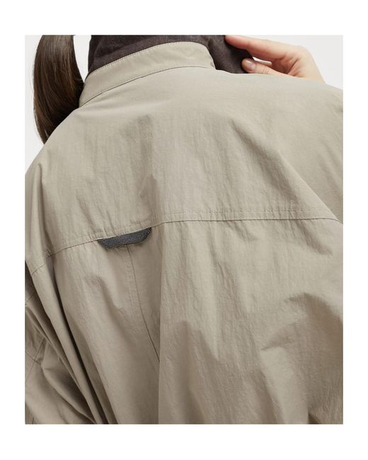 Brunello Cucinelli Natural Long Sleeve Windbreaker