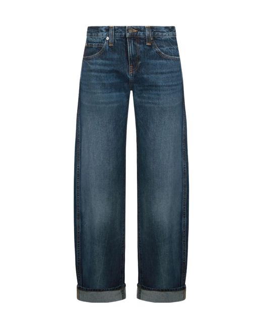 Khaite Blue Karo Straight-Leg Jeans