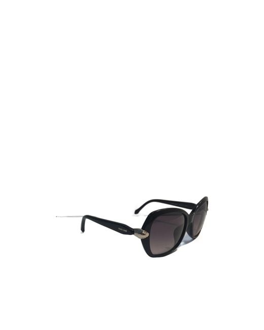 Roberto Cavalli White Logo Gradient Sunglasses