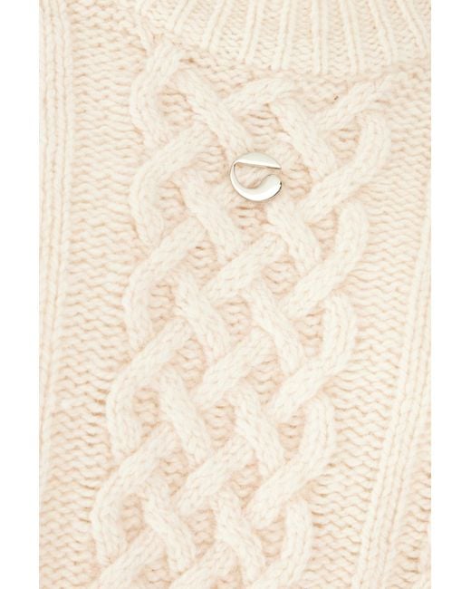 Coperni Natural Shredded Knitted Jumper