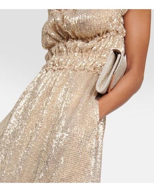 Altuzarra Natural Embellished Silk Gown