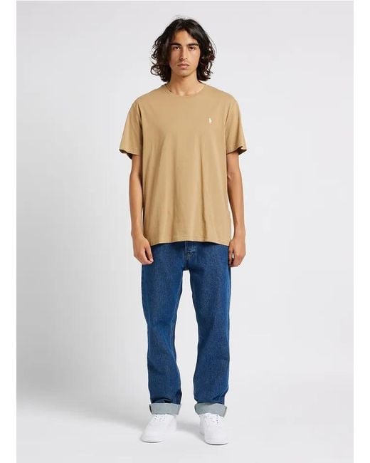 Polo Ralph Lauren Natural Logo Cotton T-Shirt for men