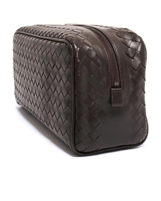 Bottega Veneta Gray Knitted Clutch for men