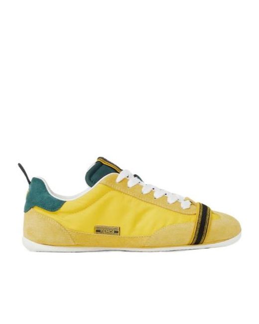Fendi Yellow Wrap Sneakers