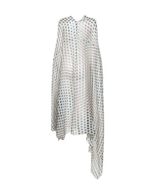 Dries Van Noten Gray Draped Dress