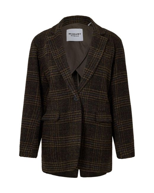 Isabel Marant Black Single-Breasted Blazer